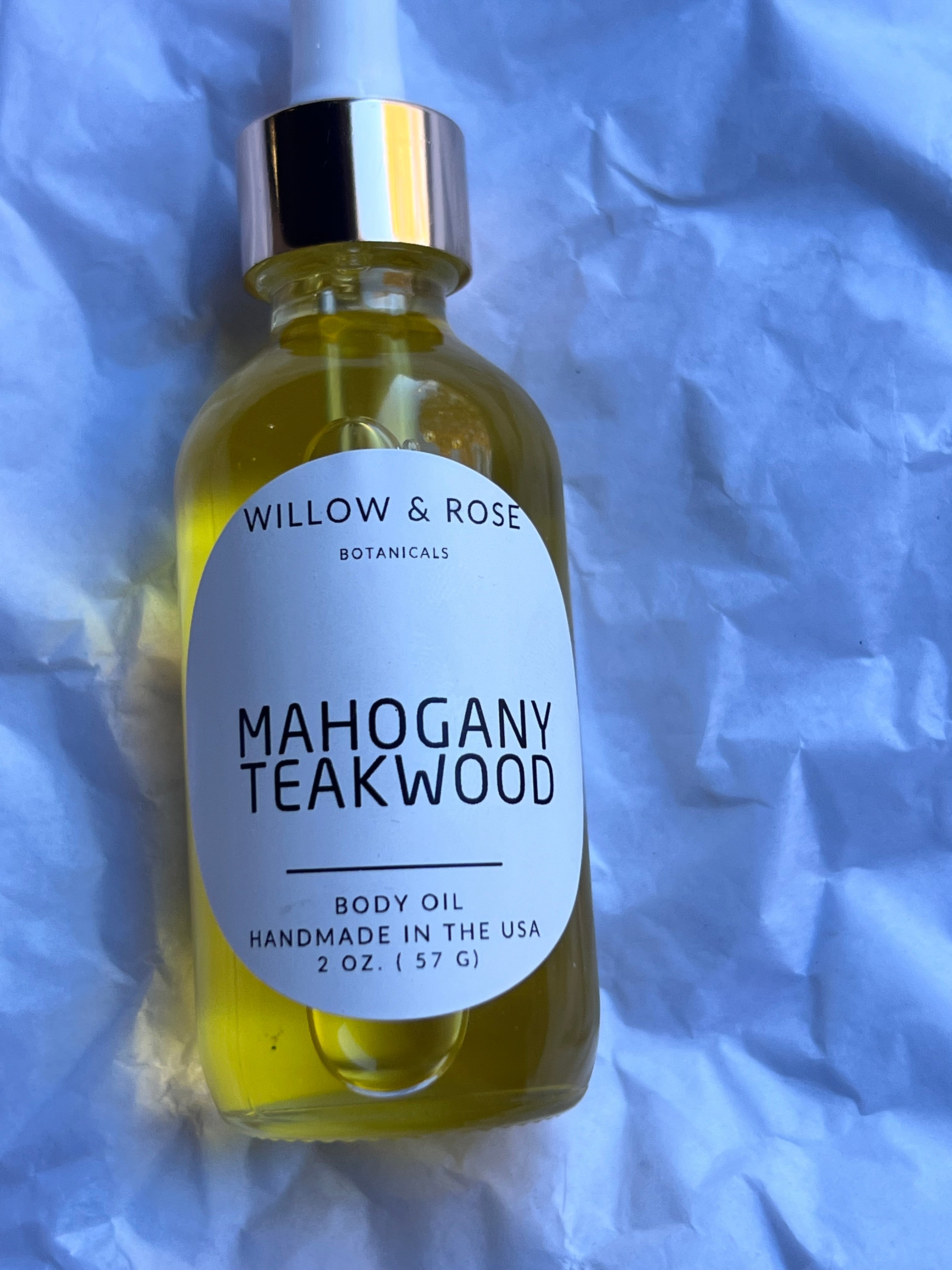 Mahogany Teakwood  Body Oil